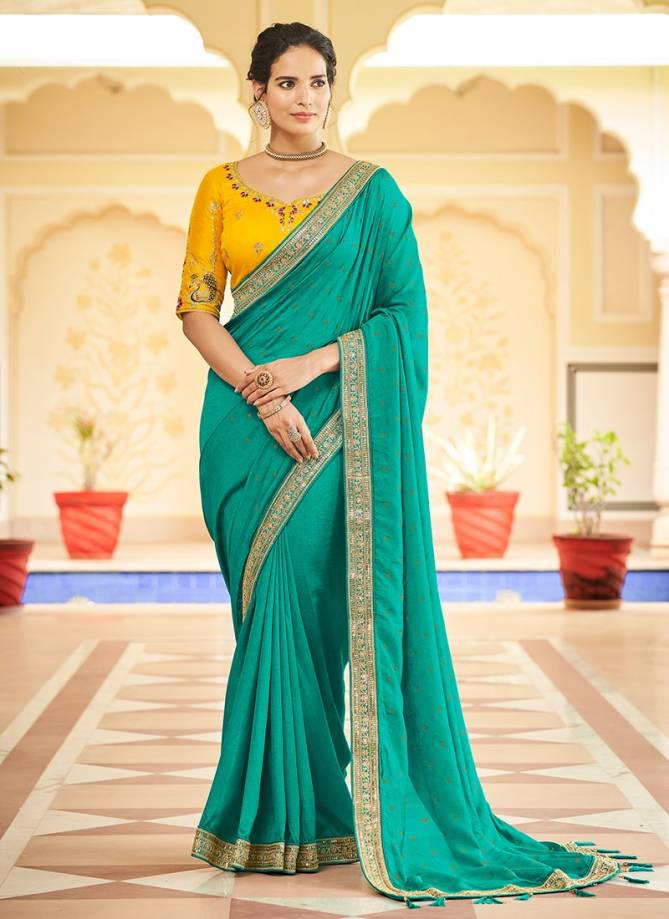 Aavsar vol 1 Khushboo New Latest Designer Heavy Vichitra Saree Collection